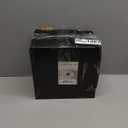 Nervure 100 Pieces Gold Plastic Plates - 10.25 inch Gold Dinner Plates - Heavyweight White and Gold Disposable Plates Ideal for Wedding & Party