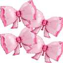 4 Pcs Large Pink Bow Balloons for Coquette Party Decorations and Birthday Decorations