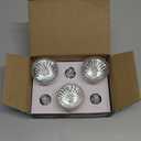 GMY MR16 Halogen Bulbs 50W 12V GU5.3 Warm White Dimmable Spotlight 36 Bin-Pin Base MR16 Bulbs with Clear Glass Cover 12 Pack