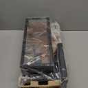 GLOBE Electric 44176 1-Light Outdoor/Indoor Wall Sconce, Matte Black Finish, Clear Glass Shade, Weather-Resistant Modern Exterior Light