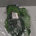 LOMIRO 78 Pieces 7 Kinds Artificial Tropical Leaf Jungle Leaves Plant Safari Leaves Decorations for Hawaiian Party Decorations Beach Birthday Luau Party Decorations