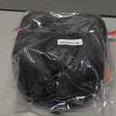 MLVOC Travel Pillow 100% Pure Memory Foam Neck Pillow, Comfortable & Breathable Cover, Machine Washable, Airplane Travel Kit with 3D Contoured Eye Masks, Earplugs, and Luxury Bag, Standard (Black)