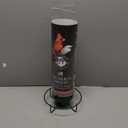 Droll Yankees Squirrel Proof Bird Feeders for Outdoors - YF-M - Flipper, Collapsible Perches, 5-Pound Seed Capacity, Green