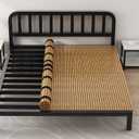 Bunkie Board Heavy Duty Bed Boards for Under Mattress,Closely Spaced Slats to Reduce Mattress Sagging, Suitable for Sofa Beds and Metal Bed Frames (Queen)