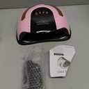 268W UV LED Light Lamp Nail Dryer for Gel Polish with 57 pcs Dual Light Beads 4 Timer Setting and Automatic Sensor