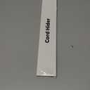 Delamu 56.7in Cord Hider, Cord Covers for Mini Wire on Wall, Paintable Cable Hider Wire Covers for Cords, Self-Adhesive Cable Cover Management, Easy Set-up Wires Hiders for TV, W0.55 H0.4in, White