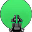 Portable Green Screen Chair, 57 in Greenscreen Backdrop with Stand Double Sided Foldable Green Background, Chroma Key, for Photography Streaming Gaming Photo Zoom Video Chats and Meeting, XXL