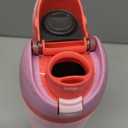 Owala FreeSip Insulated Stainless Steel Water Bottle with Straw for Sports and Travel, BPA-Free Sports Water Bottle, 24 oz, Pink, Angel Food Cake