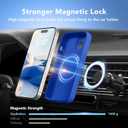 Magnetic for iPhone 15 Case, Compatible with MagSafe, [Screen Protector + Full Camera Protection], Silicone Shockproof Anti-Scratch Protective Phone Case for iPhone 15 6.1", Klein Blue