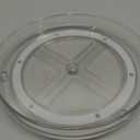 2 Pack Lazy Susan Organizer, 9.5 Inch, 10.7 Inch Lazy Susan Turntable for Cabinet, Turntable Organizer for Pantry Organizers and Storage, Non-Skid Fridge Organizer