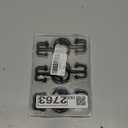 Goowin Shower Curtain Hooks, 12 Pcs Shower Curtain Rings, Durable Rust Proof Black Shower Curtain Hooks, Shower Rings for Curtain, Double Glide Shower Hooks for Shower Curtain Rods, Black (Classic - 12 Pack)