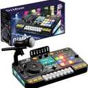 DJ Mixer for Kids Age 3+, DJ Set with Turntable Controller, DJ Table for Toddler, Interactive Musical Equipment Toy for 3 4 5 Years Old Boys Girls
