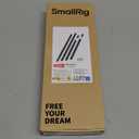 SMALLRIG 15mm Rods Pack with M12 Thread Rod Cap Connectors Aluminum Alloy Rods Combination for for Rig Mattebox Follow Focus 15mm Rod System - 1659