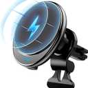 Magsafe Car Mount Wireless Car Charger [15W PRO ] Universal Vent Car Charging Fits iPhone16 Pro Max Plus Mini 16 15 14 13 12