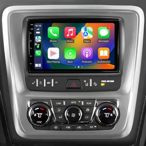Car Radio for Chevrolet Traverse 2013-2017 GMC Acadia 2013-2016 Buick Enclave2013-2017 CarPlay Android Auto 7 Inch Touch sreen with GPS Navigation WiFi FM Backup Camera