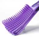 BESTOOL Detangling Brush for Natural Hair, Detangler for 3/4abc Curly, Coily, Kinky Hair, Detangle Wet/Dry Easily with No Pain (Purple)