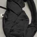 Small Dog Front Carrier Sling for 5-15lbs Dogs or Cats, Puppy Sling with Adjustable Straps and Pocket, Dog Pouch Carrier for Travel Outdoor Hands Free, Portable Large Capacity Pet Bag, Black