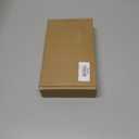 Privacy Pocket Door LockRectangle 304 Stainless Steel Pocket Door Hardware, Sliding Pocket Door Handle,for 1 3/8 to 2 3/16 Thickness Door,Brushed Silver