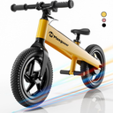 Electric Bike for Kids, Electric Balance Bike for Ages 3-8 Years Old,Kid Electric Motorcycle with 2 Speed Modes,Push-Button Brakes,12 Inch Dirt Off-Road Tire and Adjustable Seat