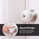 Mom's Choice Gold Awards Winner - EUDEMON 4 Pack Baby Safety Door Knob Covers Door Knob Locks(not Suit for All Door knobs)