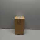 Glass Hurricane Candle Holders for Pillar Candles, Set of 2 (5" & 4" Wide) with Sturdy Glass Dome & Brass Base for Farmhouse, Shabby Chic Vintage Decor (Antique Brass)