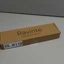 Ravinte 6 Pack Cabinet Handles Finger Edge Pulls 300mm/11.8 inch Silver Drawer Edge Pulls Brushed Nickel Finger Pulls for Cabinets Concealed Handles