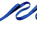 Max and Neo Triple Handle Traffic Dog Leash - Reflective, Donates to Dog Rescue (Blue) 5Ft