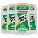 Speed Stick Men's Antiperspirant Deodorant, Irish Spring Scented, 3 Ounce, 4 Pack