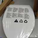 Bidet Toilet Seat Non-Electric, Self-Cleaning Dual Nozzles for Frontal & Rear Wash, Adjustable Water Pressure, Slow-Close Lid, Fits Elongated Toilets Hygienic & Eco-Friendly Upgrade (Elongated)