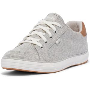 Keds Center 3 Lace Up, Sneaker Womens, Grey Jersey, 8 Medium