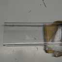 upsimples Acrylic Shelves for Bathroom Storage, 15" Floating Shelves Wall Organizer for Perfume, Make up, Skincare, Kids Bookshelf for Bedroom, Nursery, Living Room Decor, Clear, 4 Pack