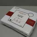 Mellanni King Sheets Set - 4 PC Iconic Collection Bedding - Hotel Luxury, Extra Soft, Cooling Bed Sheets - Wrinkle, Fade, Stain Resistant (King, White)