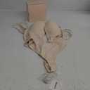 Women Shapewear Backless Body Bra Shaper Womens Plus Size Plunge Invishaper Low Back Thong Bodysuits Open Crotch Daily Use (Large, Beige)