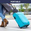 Portable Drink Holder - Foldable Travel Carrier with Reusable Insulated Cofee Cup, 2 Cup Holder, Free Your Hands (Dark Gray)