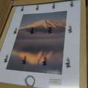 16x20 Poster Frame, Display Pictures 11X14 with Mat or 16x20 Without, Wall Hanging Frames, Natural Oak, 3 Pack