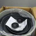 24,21,11 Inch Large Plastic Planters with Drainage Hole and Saucer - Set of 3 Tall Plant Pots Indoor Flower Pot Tall Round Planters Outdoor Large Tall Planter (Blue Black Gradient)