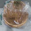 Wicker Picnic Baskets with Handles.Kingwillow. (Natural) (14.17"Lx11.81"Wx5.51"H)