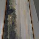 InSimSea Extra Large Framed Vintage Wall Art, Living Room Country Farmhouse Decor, Wild Field under Sky Landscape Paintings, Canvas Prints, Scenery Long Picture for Bedroom Above of Bed,12x36inch (High Cloudy Sky)