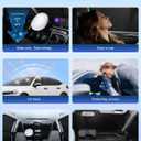 8PCS Window Shades for Honda CRV(2023-2025) Accessories Full Coverage Sun Shade for Side Windows, Rear Triangular & Windshield UV Protection & Privacy for Camping, Napping, Relaxing