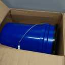 Camco Portable Toilet Bucket - Features 3 Bag Liners for Easy Clean Up & Attached Carry Handle - Includes Seat and Lid Attachment (41549)