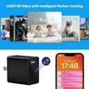 HiSpyCam WiFi Security Camera - FHD 1080P Small Wireless Nanny Cam - Mini Baby Monitor - Local/Cloud Storage