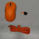 ATTACK SHARK X3 Wireless Gaming Mouse, 49g Ergonomic Computer Mouse, Triple Modes PAW3395 26K DPI Optical Sensor, 200h Battery Life, Programmable Buttons, Gaming Accessories for PC/Laptop/Mac(Orange)