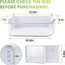 DA63-06963A DA97-12650A Door Shelf Bin (Right) for Sams-ung Refrigerator Door Shelf RF260beaesg RF260beaesr RF260beaeww RF263beaesr, Sam-sung Fridge Door Shelves by AMI PARTS