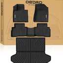 OEDRO Floor Mats Fit for 20232026 Kia Sportage Hybrid (Not for PHEV), All Weather TPE Car Liners Custom Fit Sportage Hybrid EX, S, LX, SX, X-Line Accessories, 1st and 2nd Row with Cargo Liner