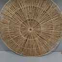 CHI AN HOME Wicker 23 Inch Jute Wall Decor Baskets, Set of 6 Extra Large Woven Jute Wall Plates, 23",21",15",13",12,10", Decorative Baskets for Wall Arts, Wall Hanging for Bedroom, Living Room, Office