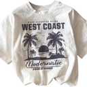 QJQ Girl's Cute Graphic T Shirts Short Sleeve Crewneck Tees Summer Trendy Preppy Tops Clothes 9Y
