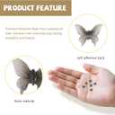 5 x 50 Pcs Mini Resin Butterflies Animals Figurines for DIY Crafts Fairy Garden Micro Landscaping Miniature Home Decor