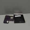 Vinich for iPhone 17 Wallet Case with Card Holder, RFID Blocking Credit Slots Kickstand Shockproof Phone Cover Fit for iPhone 17 6.3" Purple