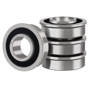 XiKe 4 Pack Flanged Ball Bearing ID 3/4" x OD 1-3/8", Lawn Mower, Wheelbarrows, Carts & Hand Trucks Wheel Hub for Suitable, Replacement for Ariens, MTD, JD, Snapper, Toro, Marathon AYP Etc.