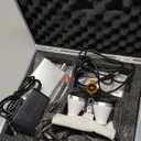 EAST Brand 3.5X 420mm Working Distance Optical Glass Surgical Binocular Loupes and LED Head Light Lamp with Filter Aluminum Box Style (Silver)